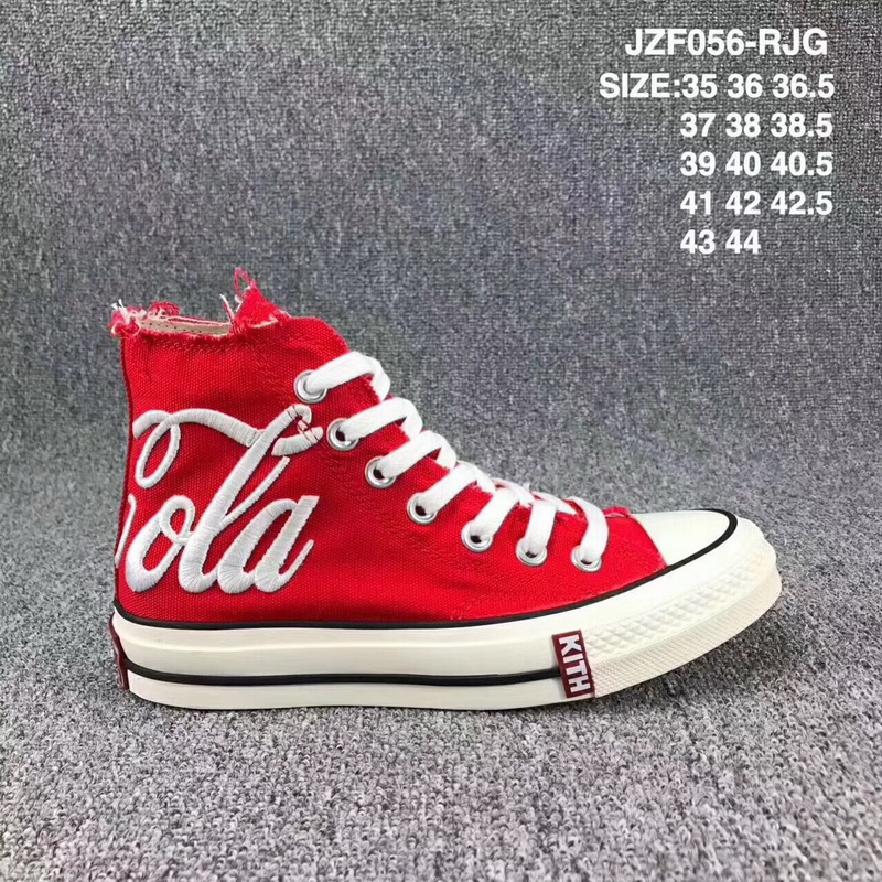 Authentic  KITH x Coca-Cola x CONVERSE Chuck Taylor 1970s Red